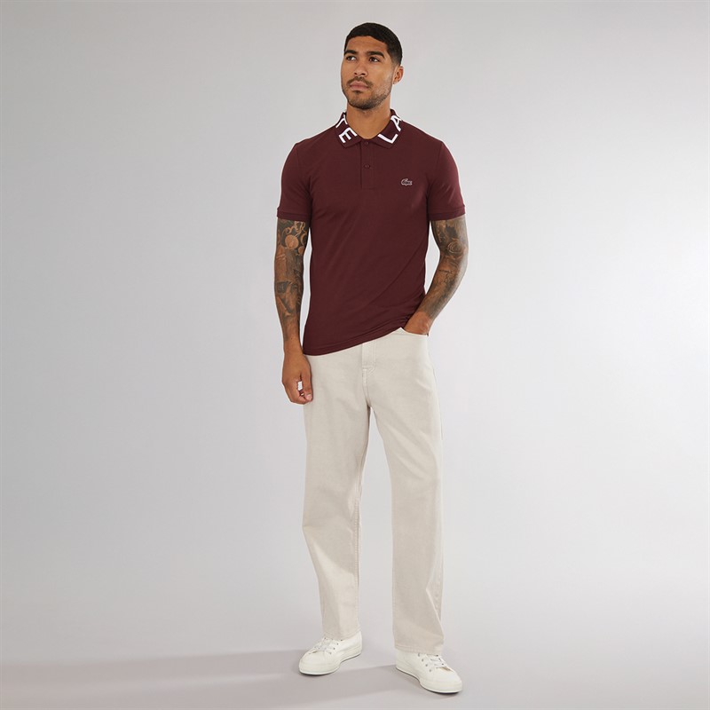 Lacoste Mens Short Sleeve Polo Shirt Expresso