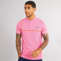 Lacoste Mens Short Sleeve Polo Shirt Reseda Pink/Reseda Pink