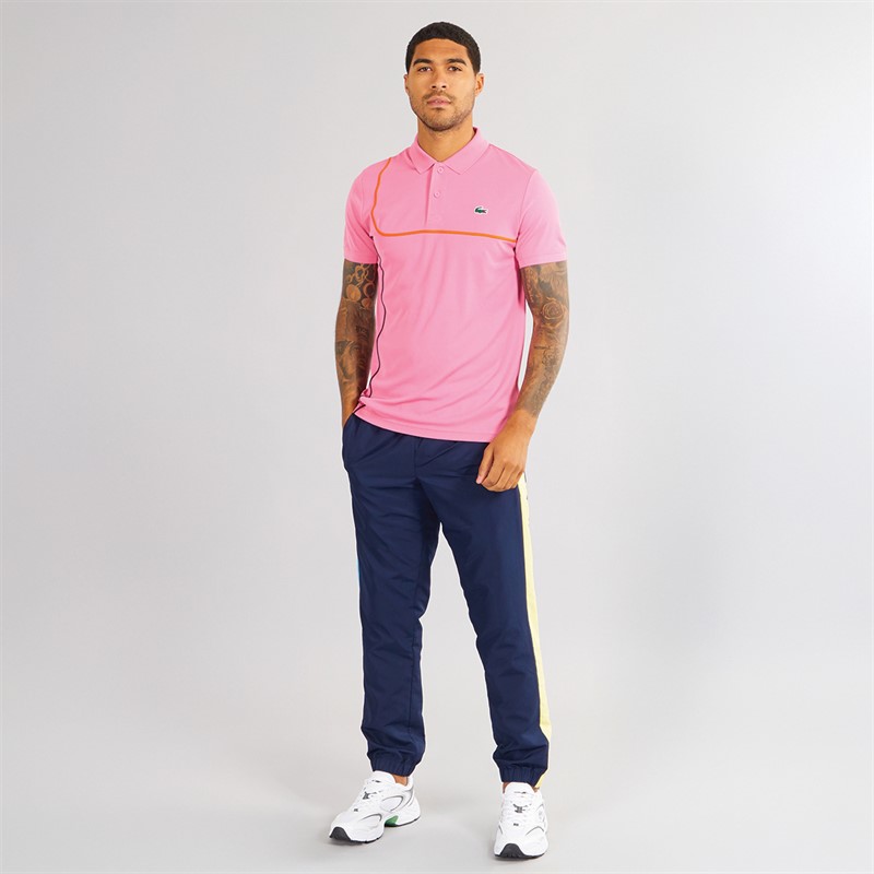 Lacoste Mens Short Sleeve Polo Shirt Reseda Pink/Reseda Pink