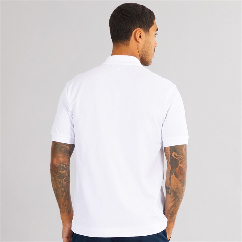 Lacoste Mens Short Sleeve Polo Shirt White