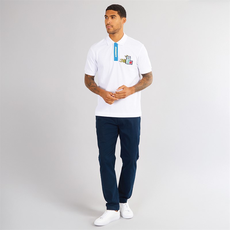 Lacoste Mens Short Sleeve Polo Shirt White