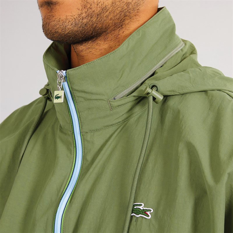 Lacoste Mens Windbreaker Khaki