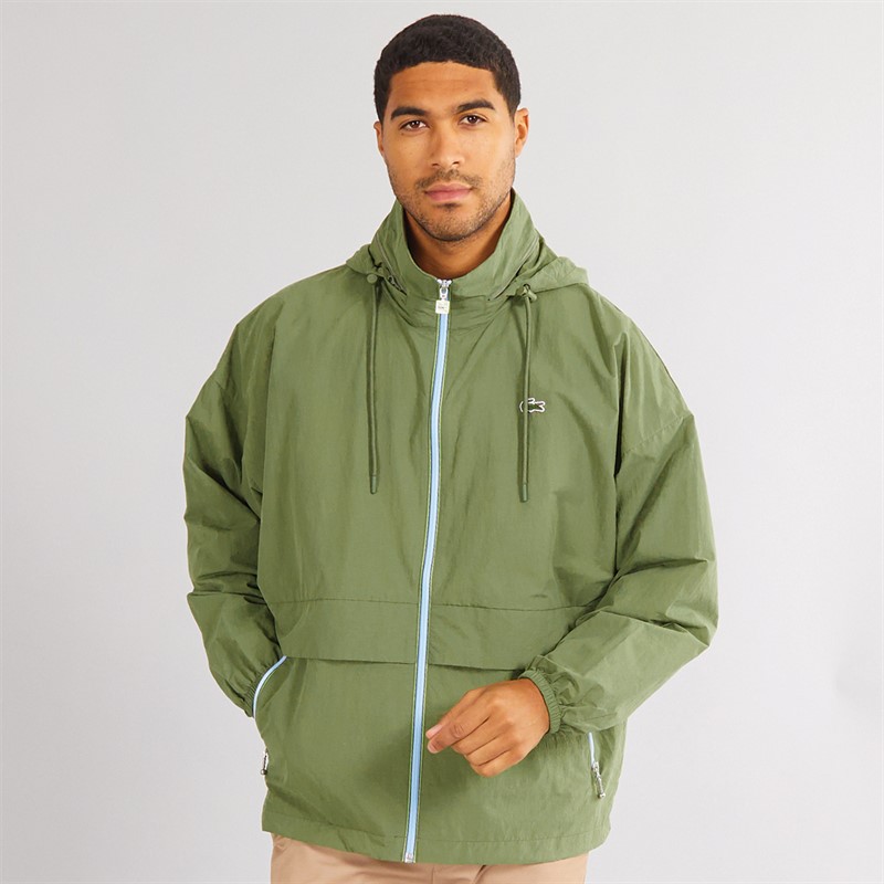 Lacoste Mens Windbreaker Khaki