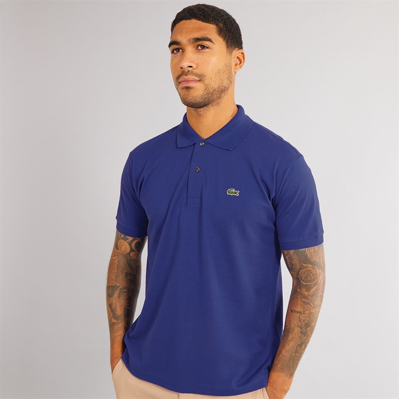 Lacoste Mens Short Sleeve Polo Shirt Muscari pique - Size XS
