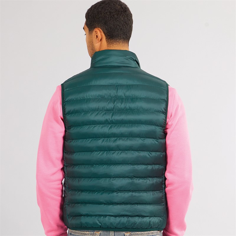 Lacoste Mens Puffer Vest Sinople