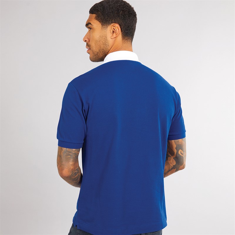 Lacoste Mens Short Sleeve Polo Shirt Captain/White
