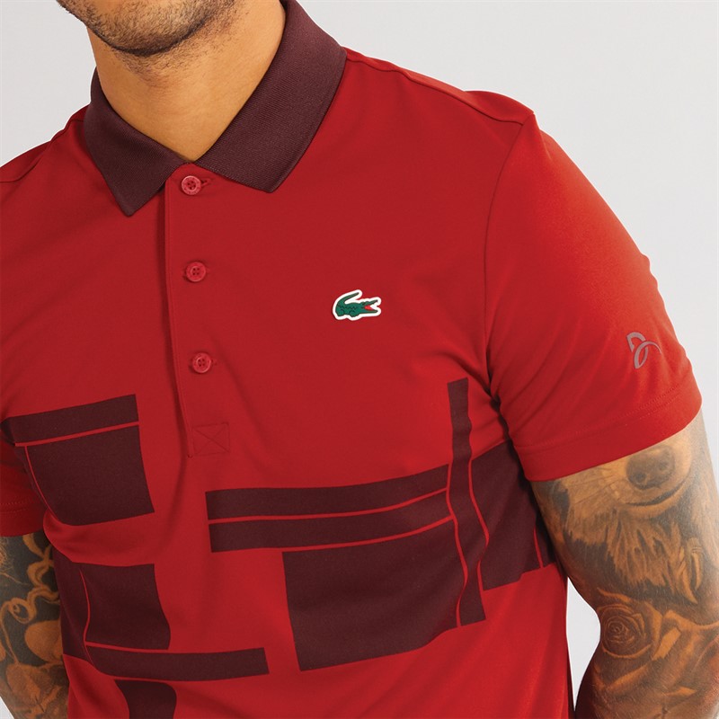 Lacoste Mens Short Sleeve Polo Shirt Opera/Expresso