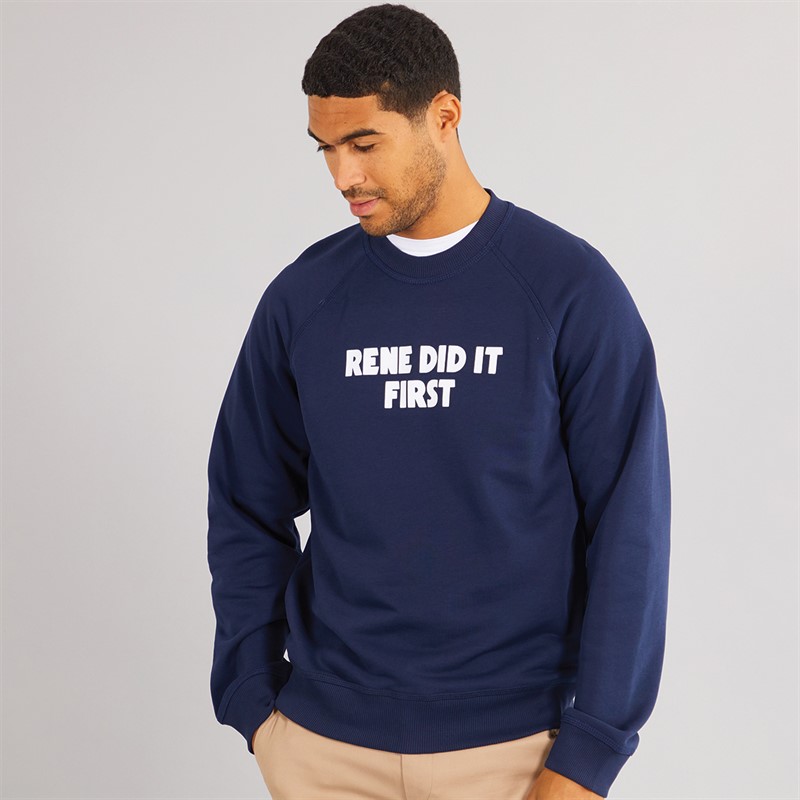 Lacoste Mens Sweatshirt Navy Blue - Size M