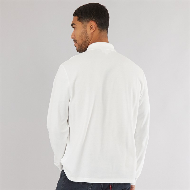 Lacoste Mens Long Sleeve Polo Shirt Flour