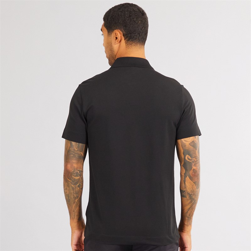 Lacoste Mens Short Sleeve Polo Shirt Black