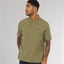 Lacoste Mens Short Sleeve Polo Shirt Khaki