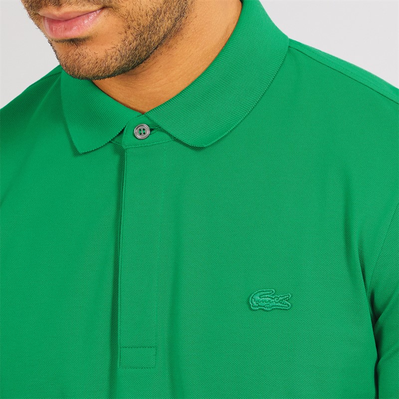 Lacoste Mens Short Sleeve Polo Shirt Fluorine Green