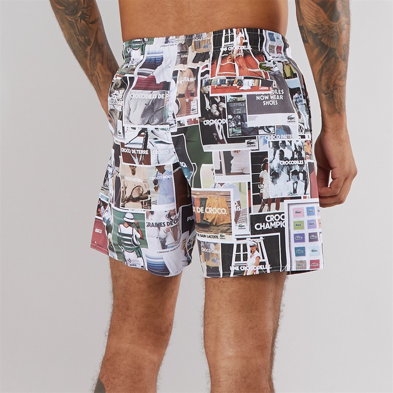 Lacoste Mens Swim Shorts Multico