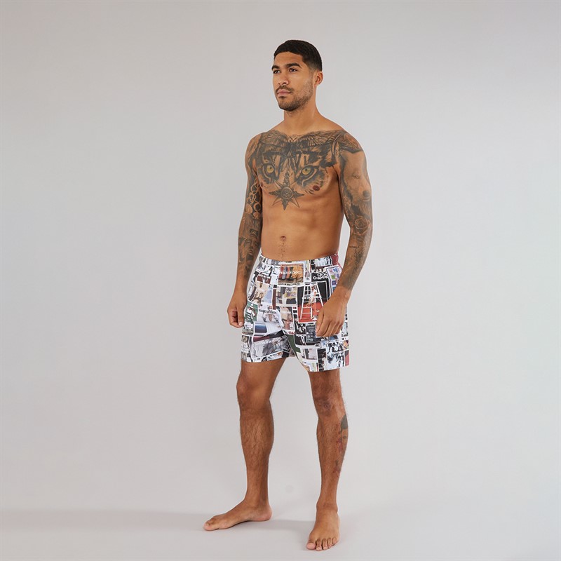 Lacoste Mens Swim Shorts Multico
