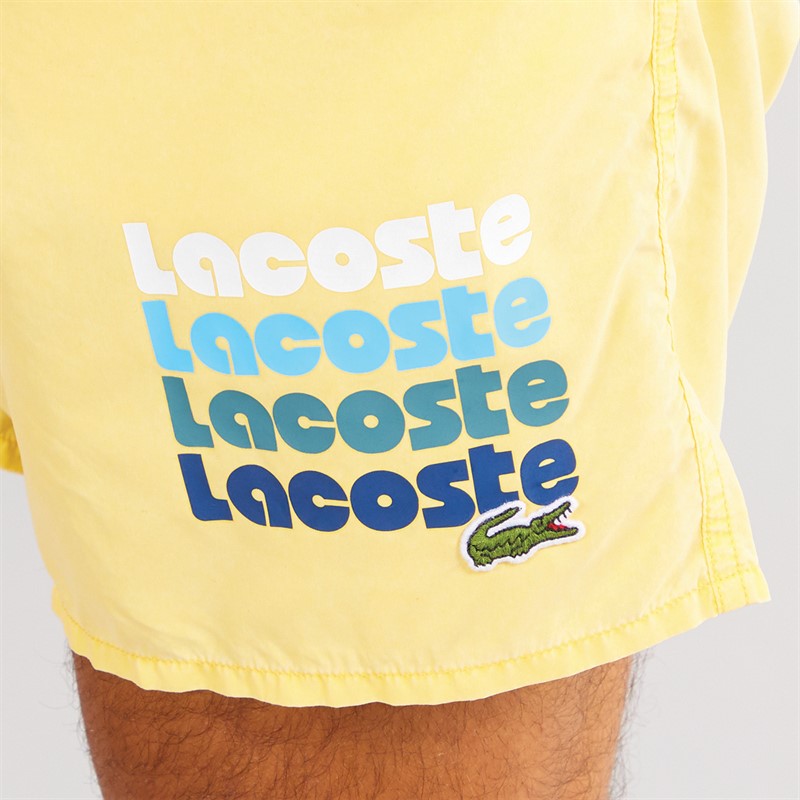 Lacoste Mens Swim Shorts Cornsilk