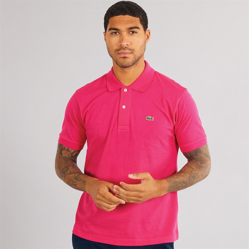 Lacoste Mens Short Sleeve Polo Shirt Spinel pique - Size XS