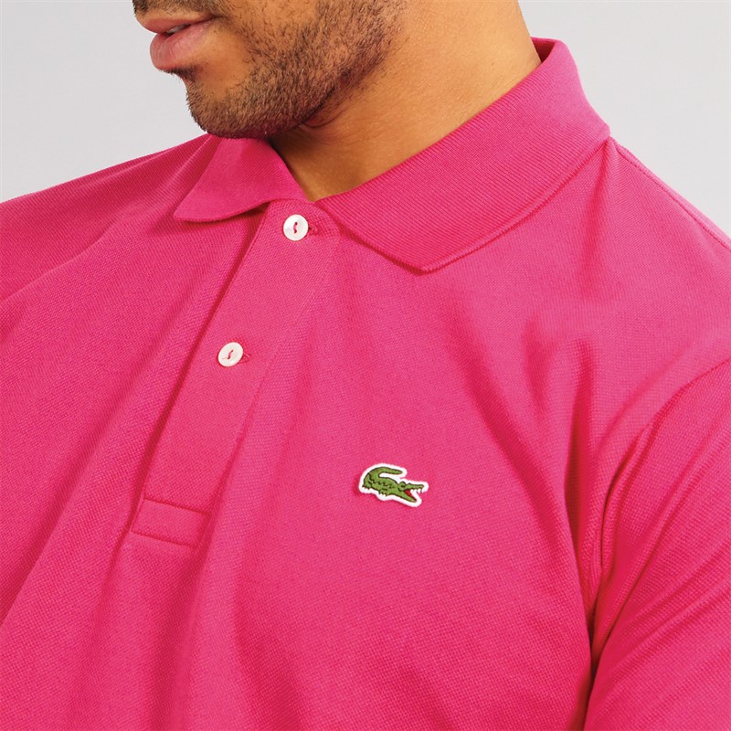Lacoste Mens Short Sleeve Polo Shirt Spinel
