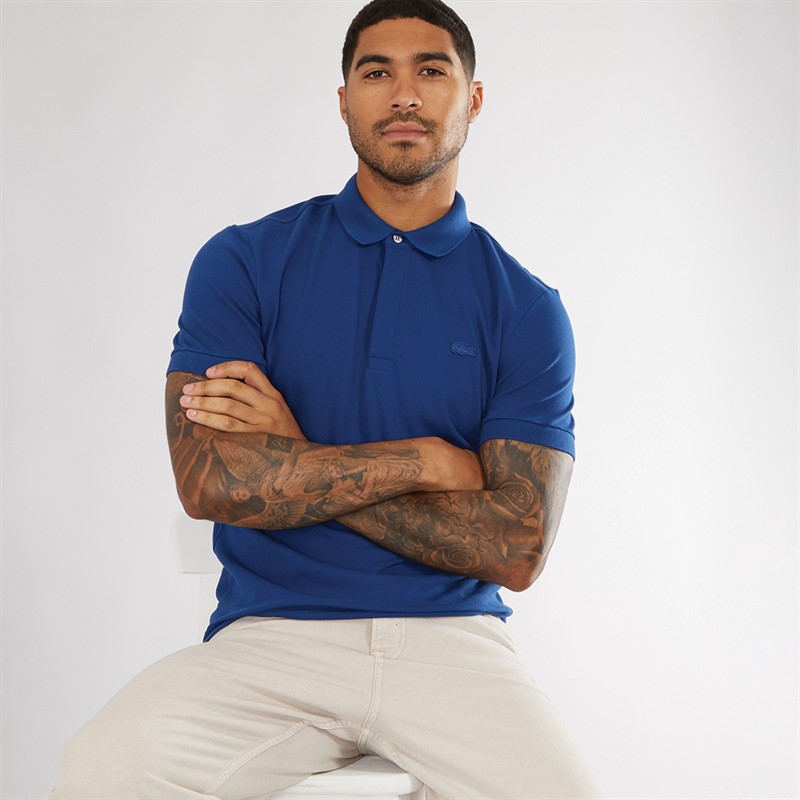 Lacoste Mens Short Sleeve Polo Shirt Globe