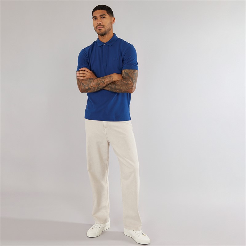 Lacoste Mens Short Sleeve Polo Shirt Globe