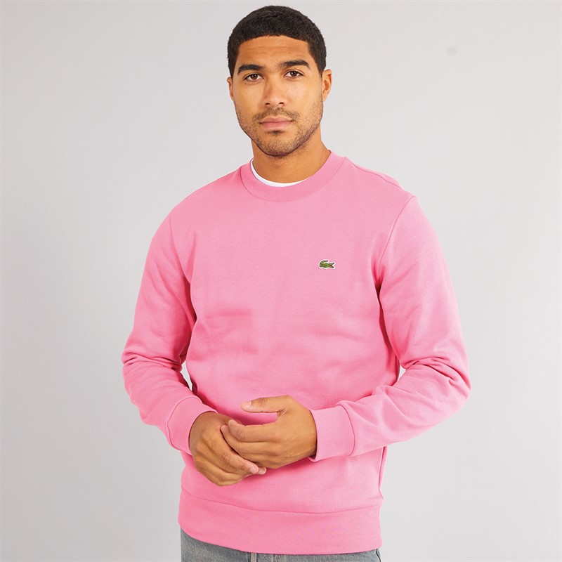 Lacoste Mens Sweatshirt Reseda Pink