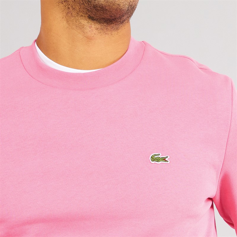 Lacoste Mens Sweatshirt Reseda Pink