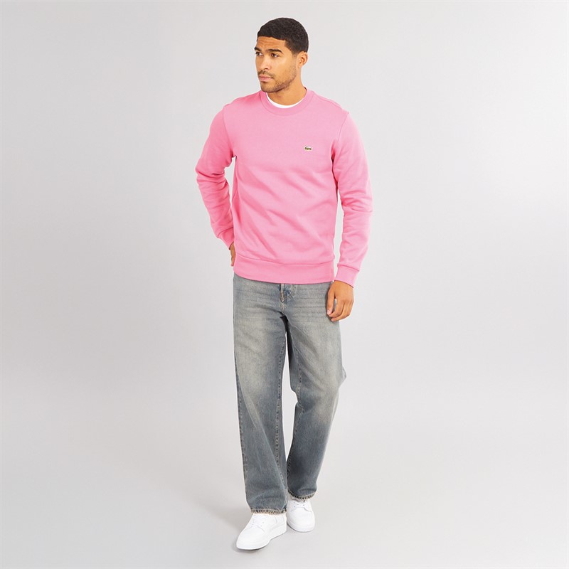 Lacoste Mens Sweatshirt Reseda Pink
