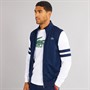 Lacoste Mens Interlock Zip Up Sweatshirt Navy Blue/White