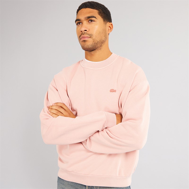 Lacoste Mens Sweatshirt Eco Pink