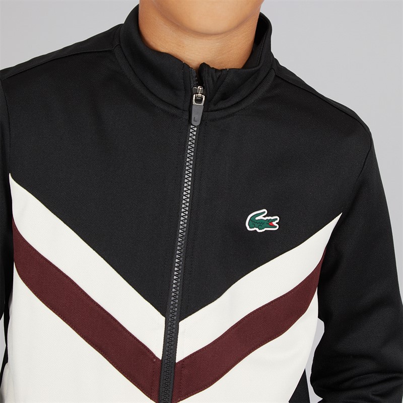 Lacoste Boys Tracksuit Black/Lapland-Expresso