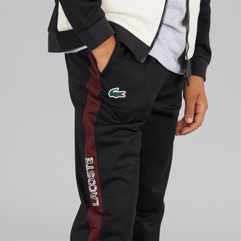 Lacoste Boys Tracksuit Black/Lapland-Expresso