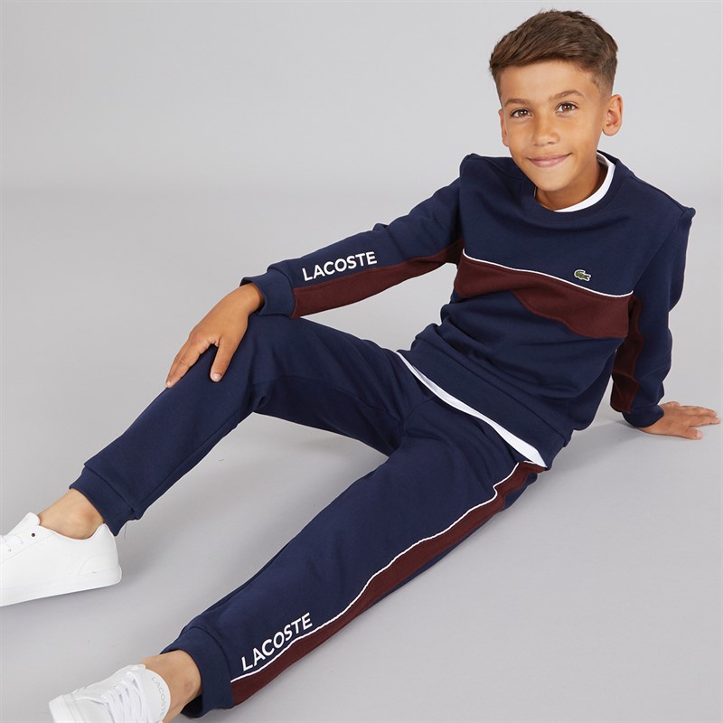 Lacoste Boys Joggers Navy Blue/Expresso