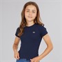 Lacoste Girls T-Shirt Navy Blue