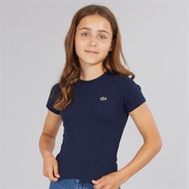 Lacoste Girls T-Shirt Navy Blue