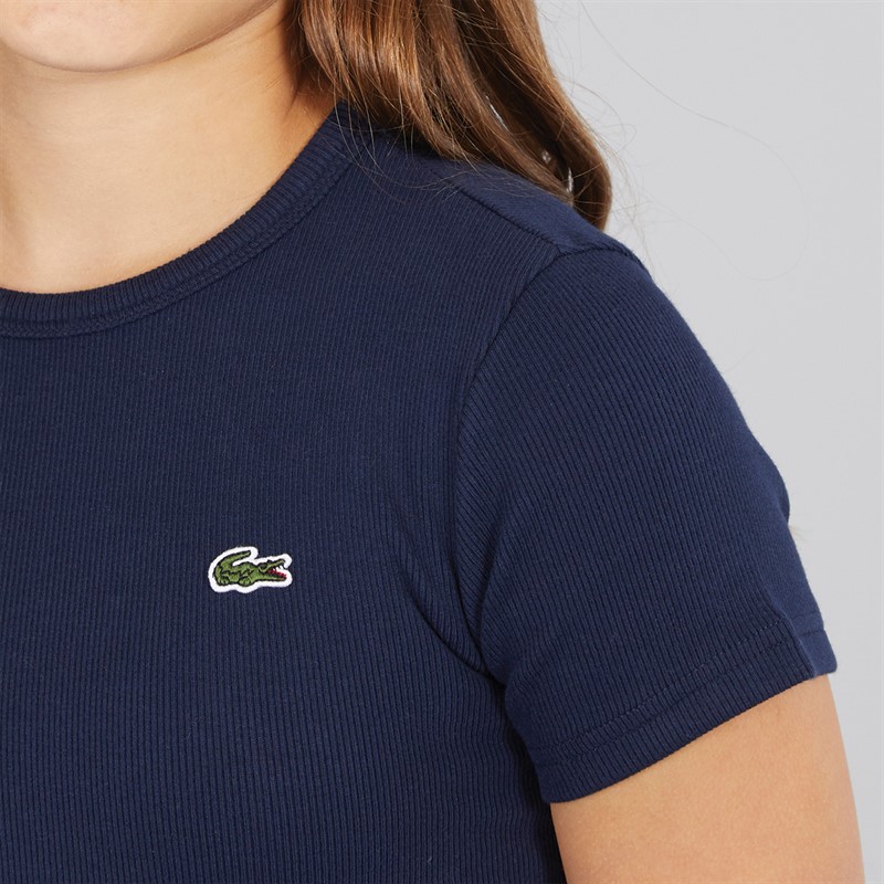 Lacoste Girls T-Shirt Navy Blue