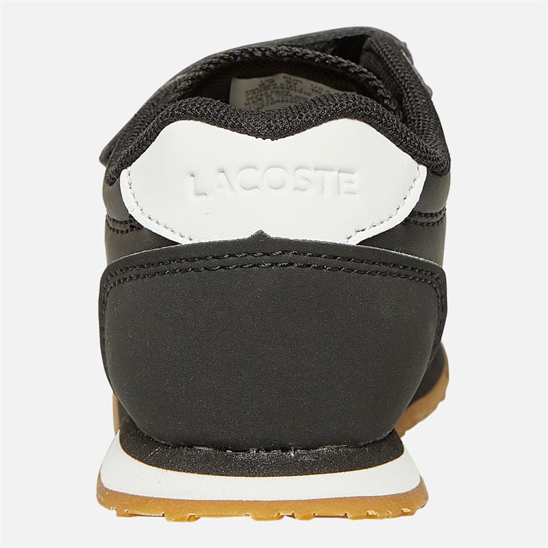 Lacoste Infant Partner Trainers Black/White