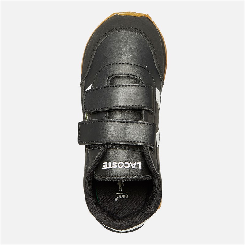 Lacoste Infant Partner Trainers Black/White