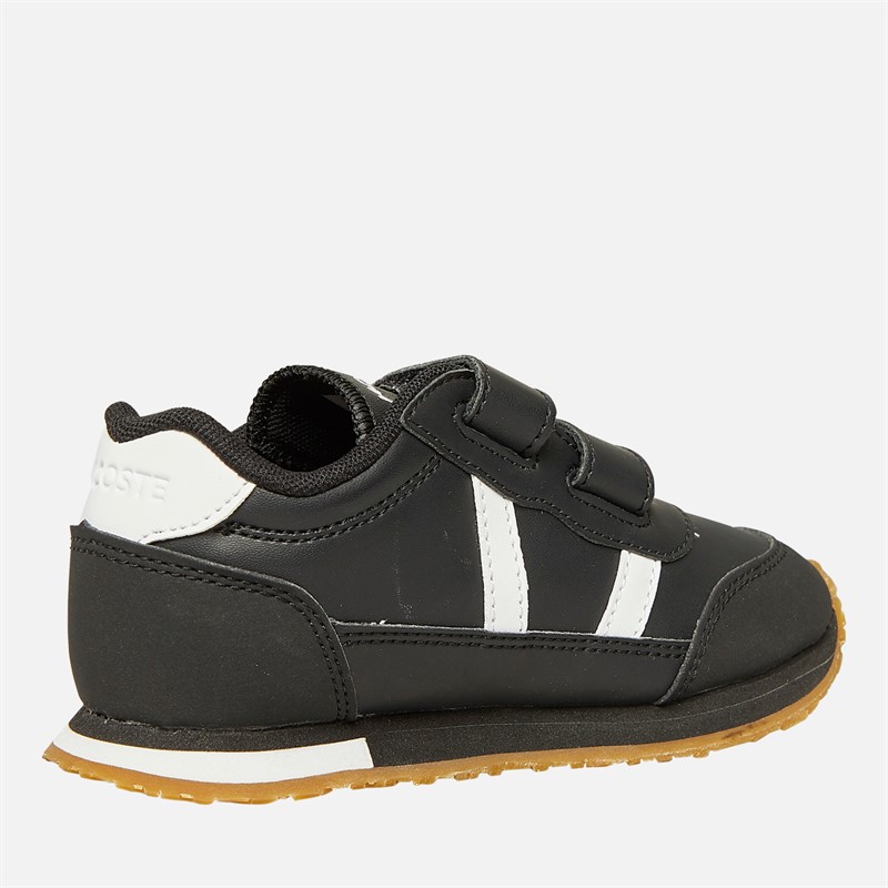 Lacoste Infant Partner Trainers Black/White