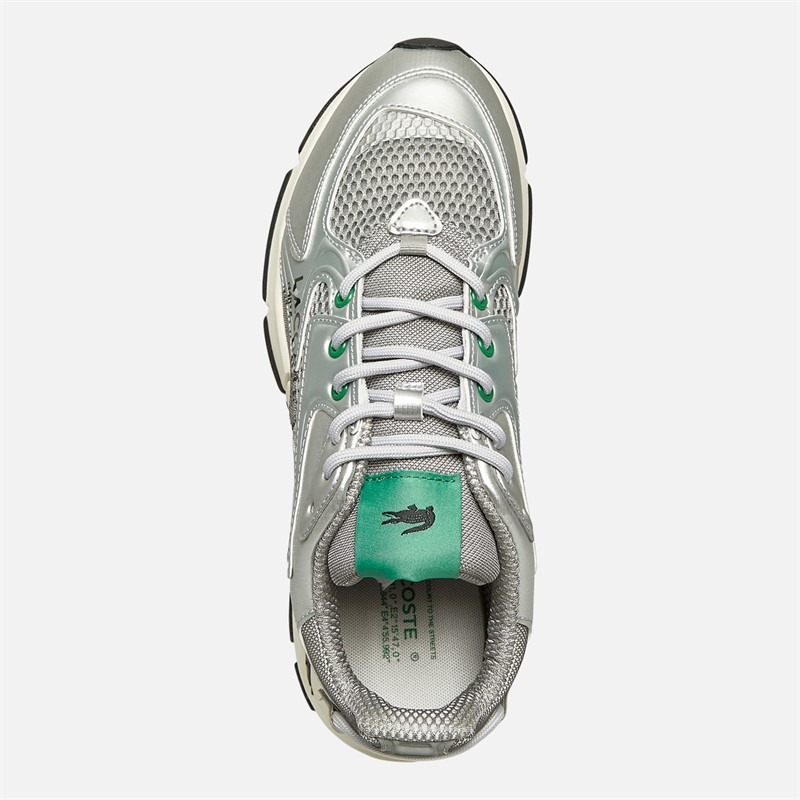 Lacoste Mens L003 Neo Trainers Grey/Silver