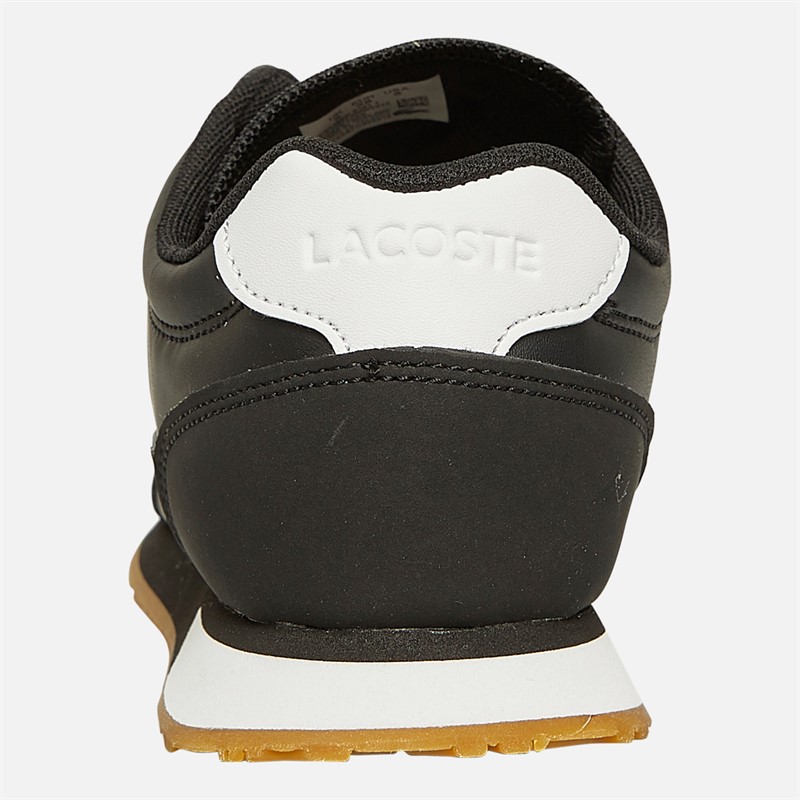 Lacoste Junior Partner Trainers Black/White