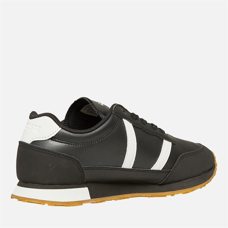 Lacoste Junior Partner Trainers Black/White
