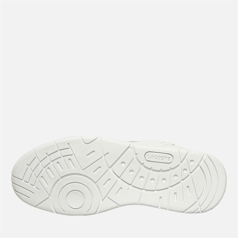 Lacoste Womens T-Clip Trainers White/White