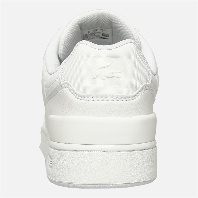 Lacoste Womens T-Clip Trainers White/White