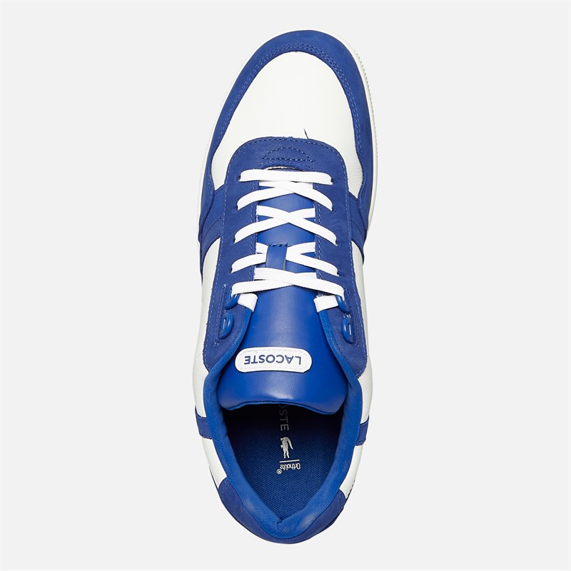 Lacoste Mens T-Clip Trainers White/Blue