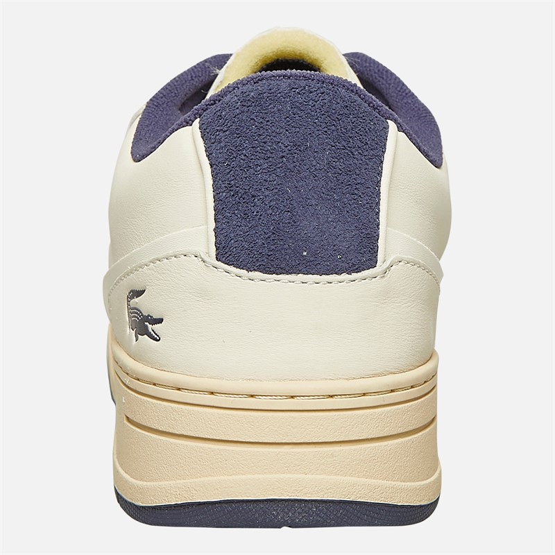 Lacoste Mens L001 Trainers White/Navy
