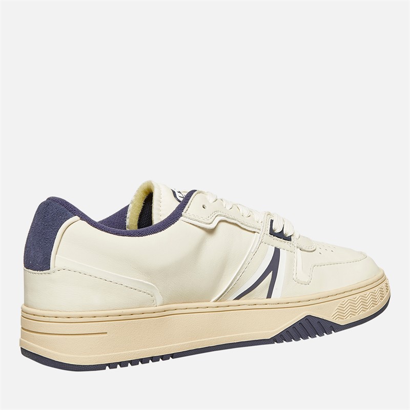 Lacoste Mens L001 Trainers White/Navy