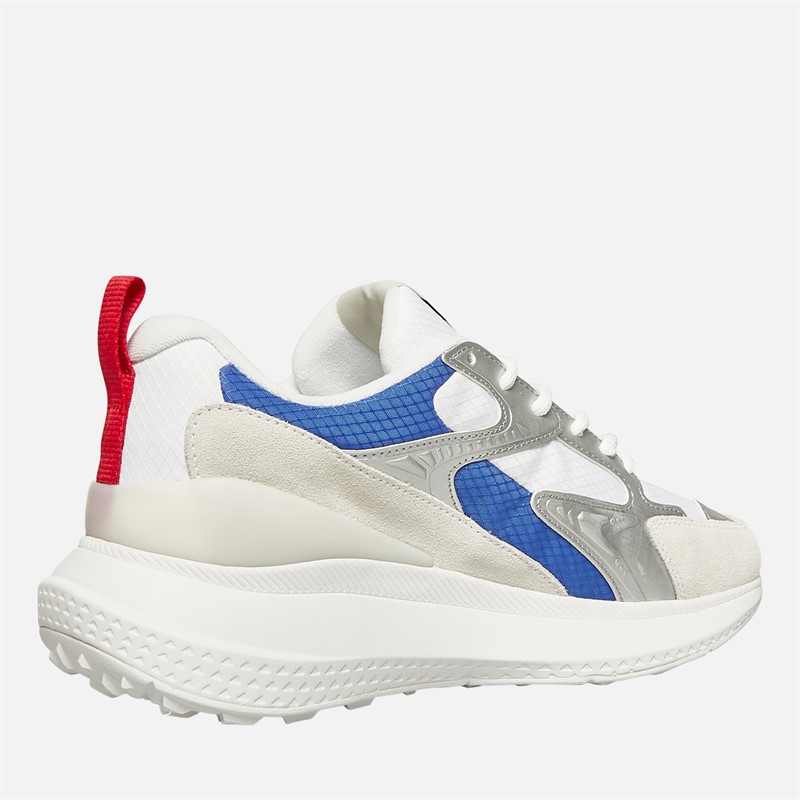 Lacoste Mens L003 Evo Trainers White/Red/Blue