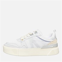 Lacoste Womens L002 Trainers White/Light Turquoise