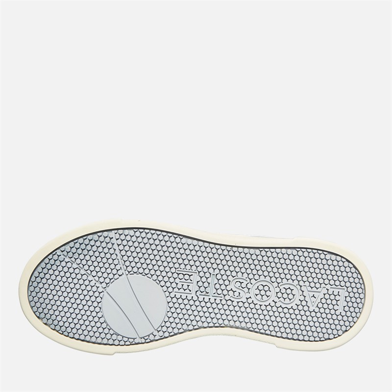 Lacoste Womens L002 Trainers White/Light Turquoise