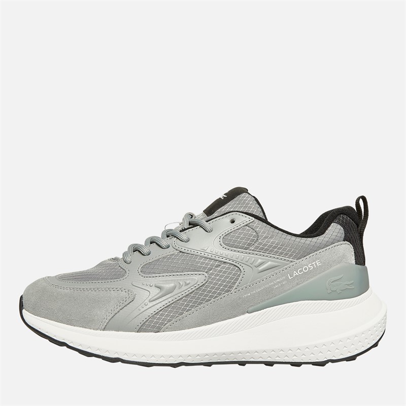 Lacoste Mens L003 Evo Trainers Grey/White - Size 11