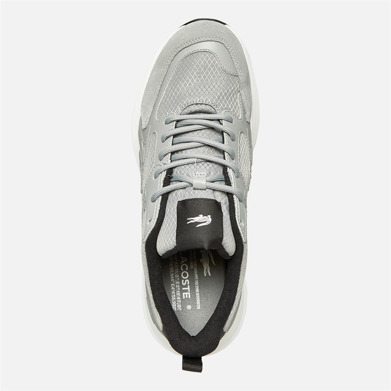 Lacoste Mens L003 Evo Trainers Grey/White